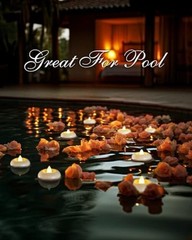 24Pack 2” Flameless Led Floating Candles, 200 Hour White base (24 Pack)