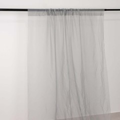5ft x 32ft SILVER Premium Chiffon Sheer Backdrop CURTAIN PANEL Drape Party
