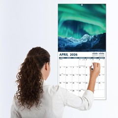 2026 Calendar, 2026 Wall Calendar, Northern Lights Calendar 2026 from Jan 202…