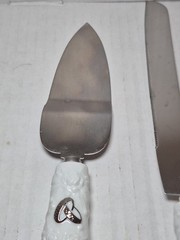 Ceramic Wedding Cake Knife & Server