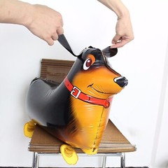 Walking Animal Balloons Pet Dog balloons – 6pcs Puppy Dogs Birthday Party Sup…
