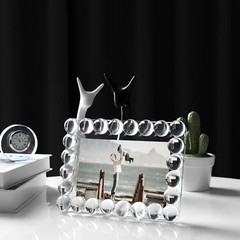 Crystal 5x7Inch Picture Frame, Wedding Frame Tabletop Display, Display