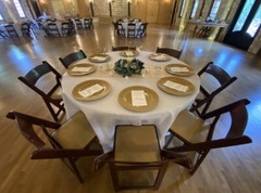 Navy Blue Wedding/Celebration Rustic/Glam Decorations- Used