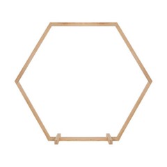 Hexagon Wedding Arch Backdrop Stand Flower Balloon Road Lead Archway Decorative