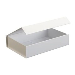 CECOBOX Gift Box 11.4″x7.5″x2″ Matte 11.4″x7.5″x2″ (Pack of 1) White