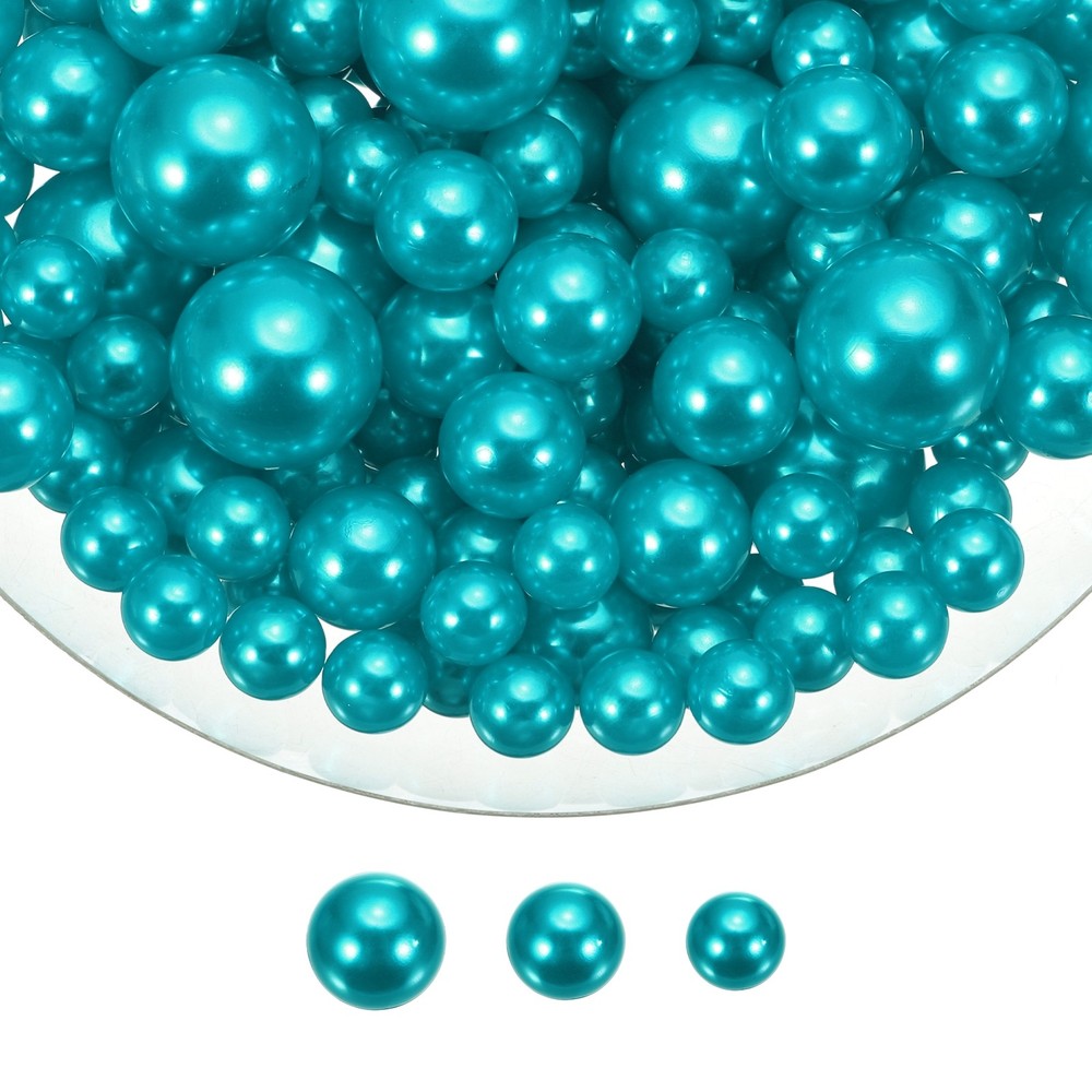 150 Pcs Pearl Bead for Vase Filler, 20/14/10mm Floating Beads(Deep Blue)