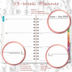 2026-2027 Planner – Academic Planner Weekly and Monthly, July 2026 – June 202…