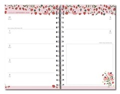 2026-2027 Weekly & Monthly Planner, 16-Month Designer: Strawberry Patch