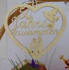 Jubiläum 50 Jahre zusammen Personalisiert mit Wunschnamen Hochzeitstag Eheringe