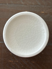 Vintage 3.5 oz porcelain cups for candles, wedding favors ramekins – 1 case of 6