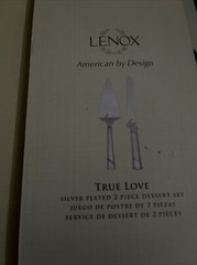 Lenox True Love Wedding Bundle Flutes, 5×7 Frame, Dessert Set, Guestbook And Pen