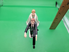 Humorous Wedding Figurine Cake Topper Reluctant Groom