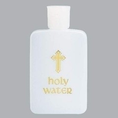 Holy Water Bottle, Religious Gift and Accessories Collection, 4.5”, Plastic, …