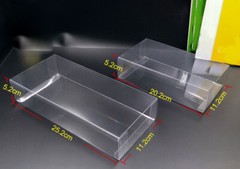 10PCS PVC Boxes Wedding Party Favour Gift Display Storage Box Clear Plastic Cube