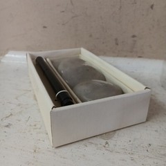 Pottery Barn Rock Place Card Holders – Set Of 4- With Grease Pen Open Box Stone