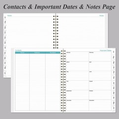 2025-2026 Planner – 8.5″ x 11″ Weekly Monthly Planner from July 2025 to June …