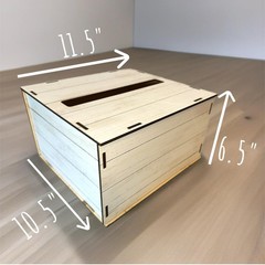 Wooden Wedding Card Box For Reception Rustic White Envelope Post Gift Box