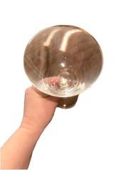 Diamond Stemmed Wine Glasses 2 Wedding Bride Groom Holiday Cocktail Heavy