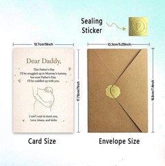Fathers Day Card for Dad to Be, Father to Be Fathers Day Card, Fathers Day Gi…