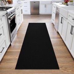 Hallway Runner Rug 2’7″ x 9’10» Non Slip Solid Area Rugs Easy to Clean Laundr…
