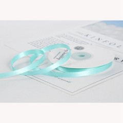 18Metre Sided of 6mm on 18Metre Reels Satin Ribbon in Widths Double Sided