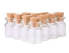 MaxMau 24pcs Mini 0.47″ x 0.87″ x 1.38″ (12mm x 22mm x 35mm), 5ml, Clear
