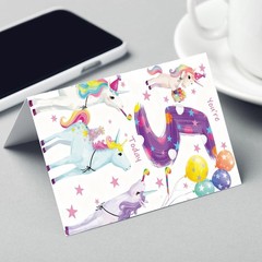 FANCYLUCKY Happy 5th Birthday Card Gift for Girls, Cute 5 Year Old Birthday D…