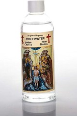 Large Holy Water from Jordan River Clear