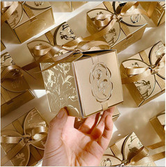 20Pcs Candy Gift Boxes With Ribbon Wedding Bridal Shower Anniversary Birthday