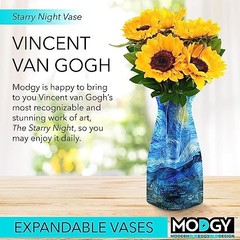 Collapsible and Expandable Plastic Flower Vase, Unbreakable, Foldable,