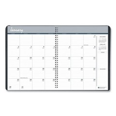 House of Doolittle 2026 Monthly Planner 8.5″ x 11″, Faux Leather Cover, Blue …