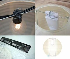 Quasimoon PaperLanternStore Decorative Paper Lantern – (Single, 12-Inch, Brow…