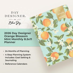 Blue Sky Day Designer 24 Month 2026-2027 Monthly Planner Calendar, January 20…