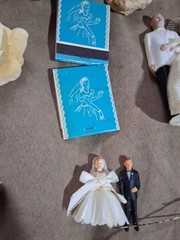 Vintage Wedding Cake Toppers Roses N More ! Early 60s