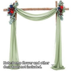 Backdrop Draping Curtain Arch Wedding Party New 13/20/32.8ft Decor 4/6/10M Tulle