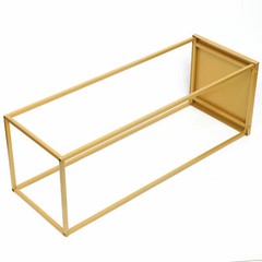 Gold Metal Tabletop Flower Stand 70 Cm Wedding Centerpiece