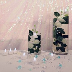 12 pcs White LED Tealight Floating Candles Lights Wedding Events Decorations