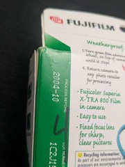 Fujifilm Quicksnap Waterproof Disposable Camera , Y2K Transparent Blue Fast Ship
