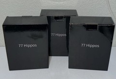 77 Hippos Cylindrical Long Stem Wine Glass Wedding Set 6 Glasses 3 Sets Of 2 NEW