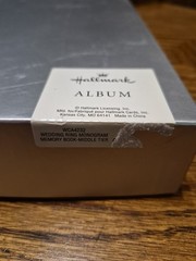 Hallmark Wedding Ring Monogram Memory Book