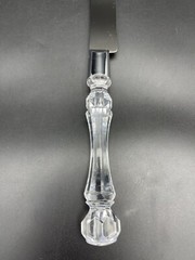 Vintage Wedding 2 Pc Hostess Set – Stainless Steel, Diamond Cut Acrylic Handles