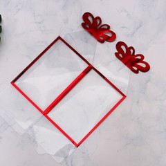 10X Clear PVC Cases Wedding Party Favor Gift Candy Display Boxes Transparent DIY