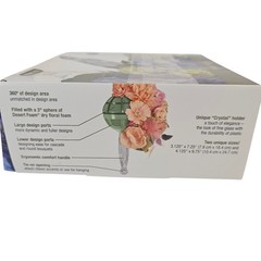 4 Gala Crystal Foam Bouquet Holders Silk & Natural Flowers – Wedding Bridesmaids