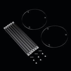 10pcs 80cm Acrylic Artificial Flower Vase Stand Wedding Centerpieces Decoration