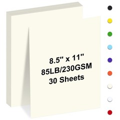 Cardstock 8.5″ x 11 «,Cardstock Paper 85 lb/230 gsm,Cream Card Stock for Prin…