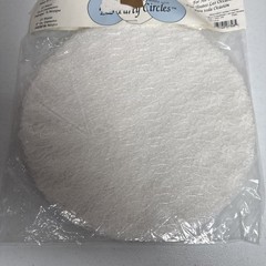 Vintage 25 pcs 9″ White Lace CIRCLES for Wedding Party Favors DIY Crafts