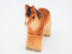 Horse Pony Cake Topper Bride Groom Love Wedding Engagement Wood Statue Farm Barn