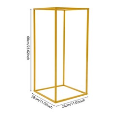 5Pcs Metal Flower Stands Wedding Flower Stand Rectangular Flower Display Rack