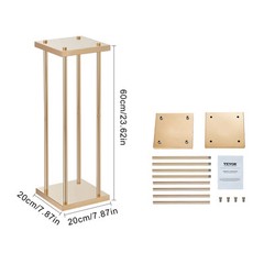 VEVOR 4PCS Column Wedding Flower Stand Cylindrical Display Rack 23.6inch Metal