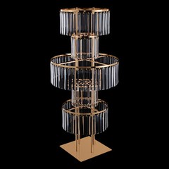 Wedding Centerpieces Crystal Flower Stand W/ 5 Tiers Made of Acrylic Gorgeous